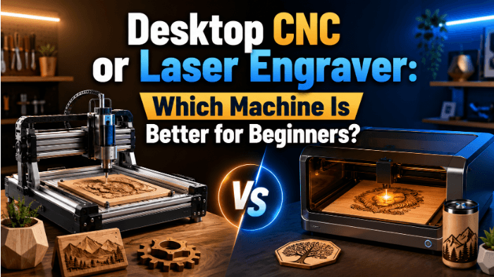 Desktop CNC or Laser Engraver: Which Machine Is Better for Beginners?