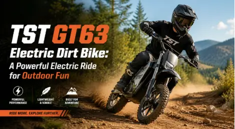 TST GT63 Electric Dirt Bike: A Powerful Electric Ride for Outdoor Fun